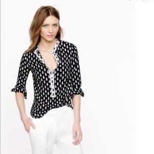 J. Crew Thistle Print Popover, 8